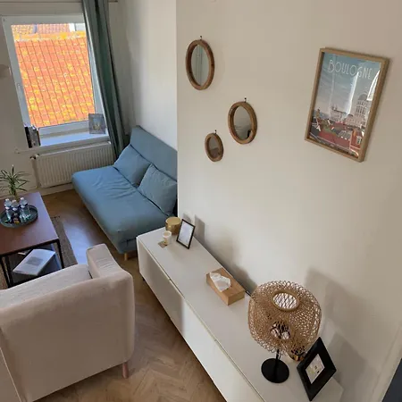 아파트 La Capitainerie - Duplex 2 Et Coin Nuit A 5min A Pied De Nausicaa, Plage, Centre - Cote D'opale 볼로뉴쉬르메르